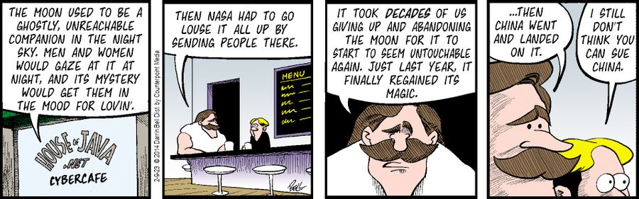 "The moon used to be a ghostly, unreachable companion in the night sky..."