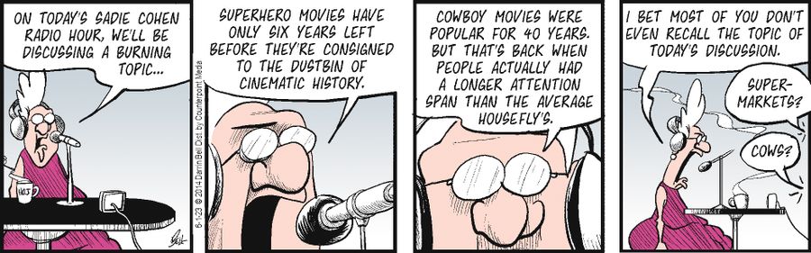 "Superhero movies have only six years left before they're confined to the dustbin of cinematic history."