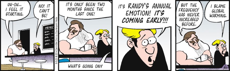 "It's Randy's annual emotion! It's coming early."