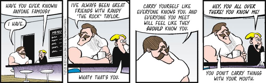 "Carry yourself like everyone knows you, ad everyone you meet will feel like they should know you."