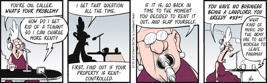 "How do I get rid of a tenant so I can charge more rent?"