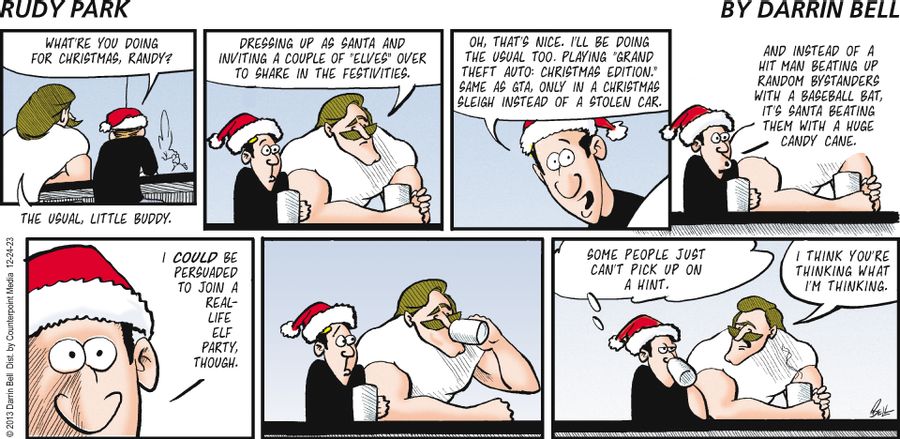 "What're you doing for Christmas, Randy?"
