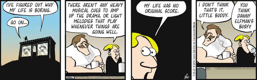 "I've figured out why my life is boring."