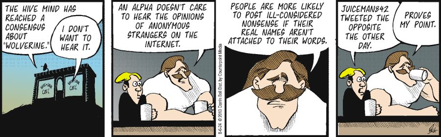 "The hive mind has reached a consensus about 'Wolverine'."