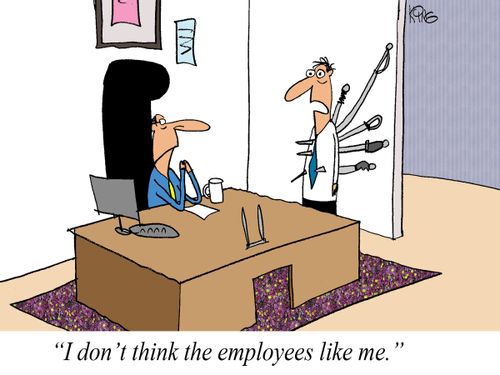 'I don't think the employees like me.'