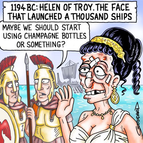 Helen of Troy - The face that launched a thousand ships.