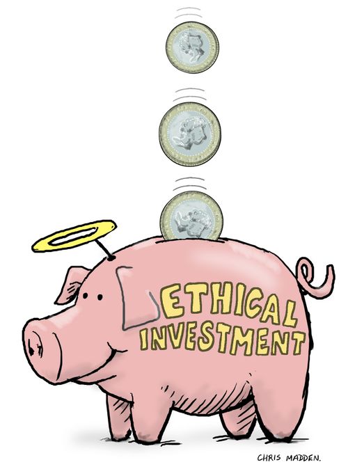 Ethical investment - piggy bank