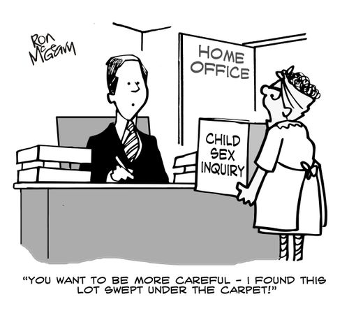 'You want to be more careful - I found this lot swept under the carpet!'