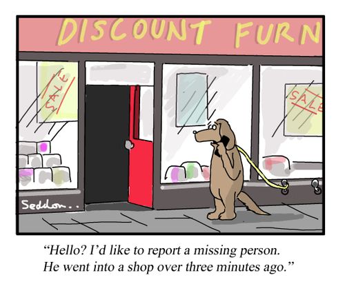 "Hello? I`d like to report a missing person..."