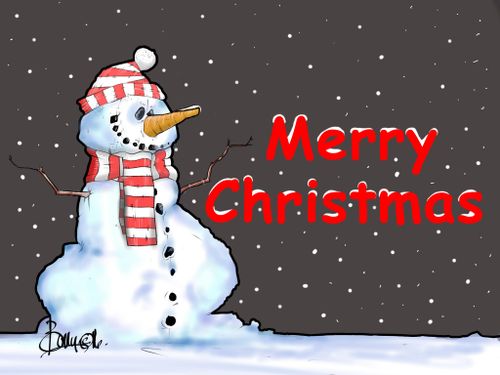 Merry Christmas Snowman