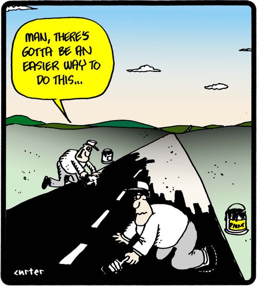 'Man, there's gotta be an easier way to do this. . .'
