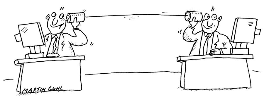 Old-fashioned communication