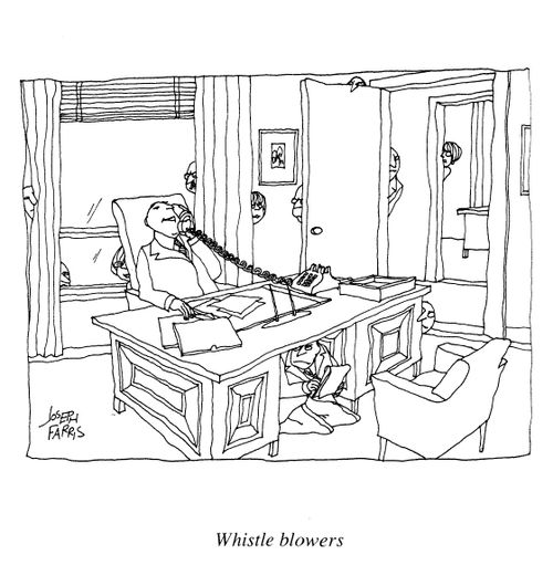 Whistle blowers.
