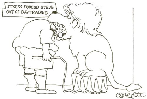 Stress forces Steve out of daytrading.