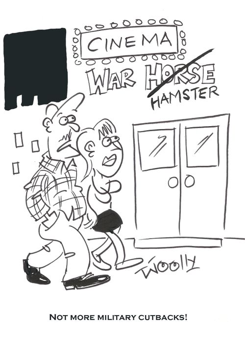 'Not more military cutbacks!'