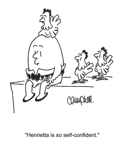 'Henrietta is so self-confident.'