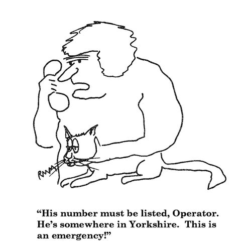 'His number must be listed, Operator....