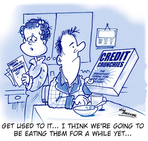"Get used to it...I think we're going to be eating them for a while yet..."