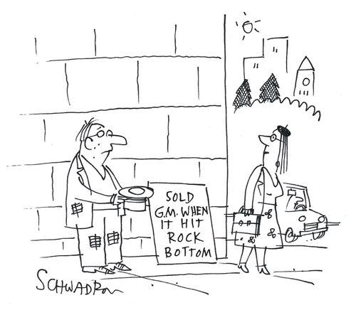 Sold G.M. when it hit rock bottom.
