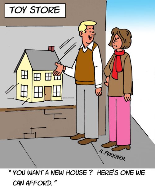 "You want a new house? Here's one we can afford."
