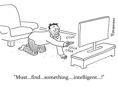 'Must...find...something...intelligent..!'