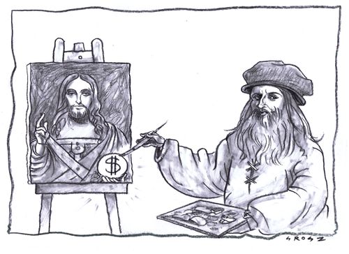 Leonardo da Vinci painting - $450 million record.