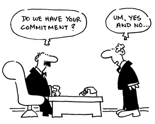 'Do we have your commitment?'