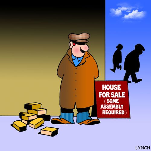 House for sale - some assembly required