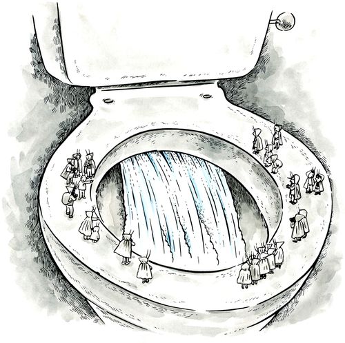 Lavatory Waterfall