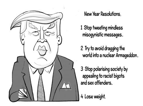 Trump's New Years Resolutions
