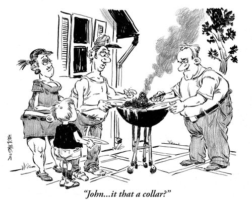 'John... is that a collar?'