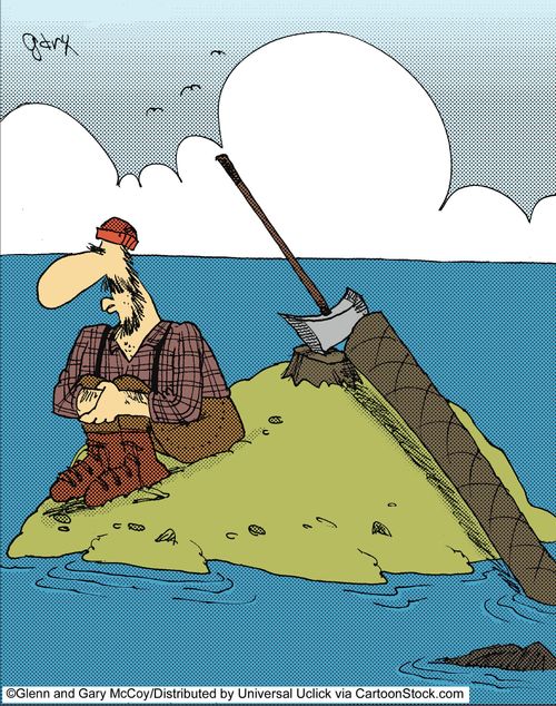 Stranded Woodsman.