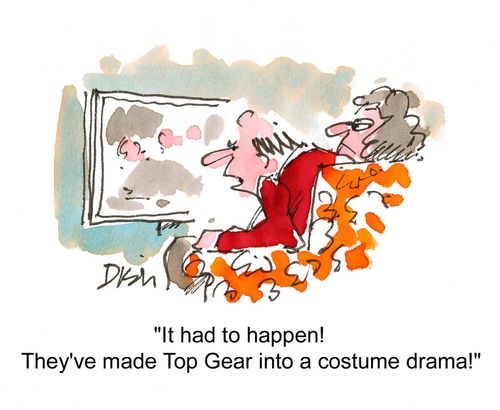 'It had to happen! They've made Top Gear into a costume drama!'