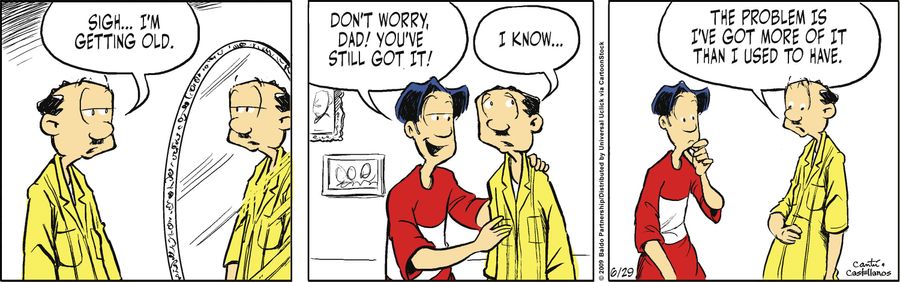 "Sigh...I'm getting old."