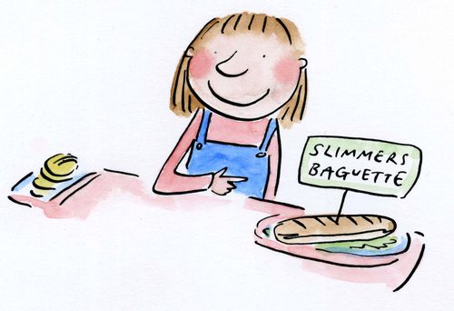 Slimmer's baguette.