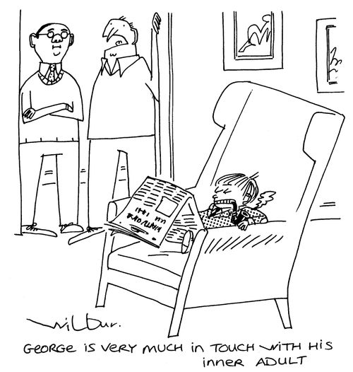 'George is very much in touch with his inner adult.'