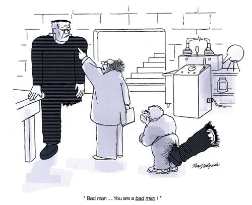 'Bad man... you are a mad man!'