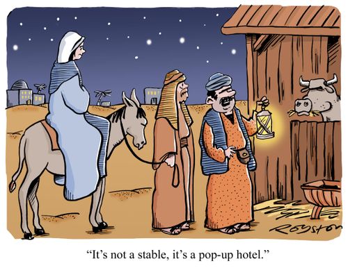 'It's not a stable, it's a pop-up hotel'