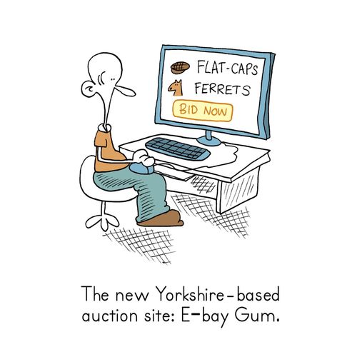 The new Yorkshire based auction site: E-bay Gum.