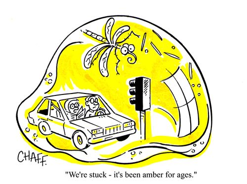 'We're stuck - it's been amber for ages.'