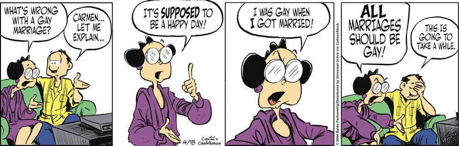 "All marriages should be gay!"