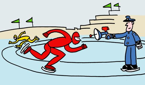 Speed Skating.