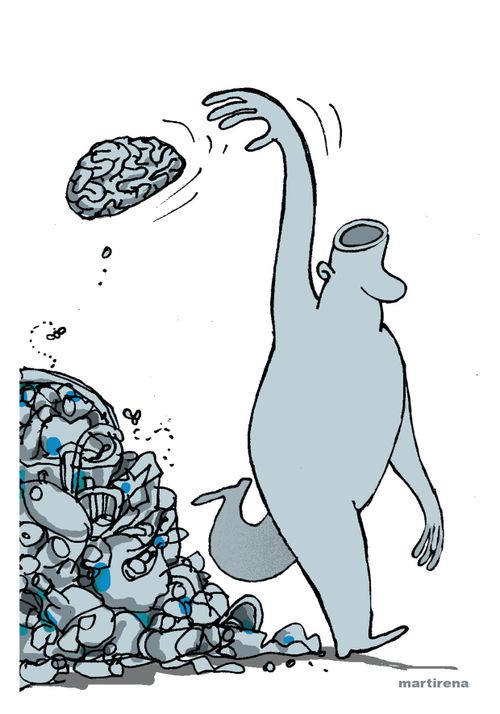 Throwing away your brain
