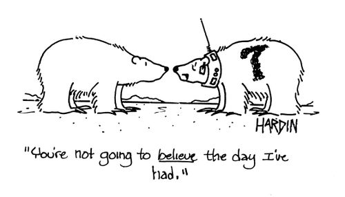 'You're not going to believe the day I've had.'