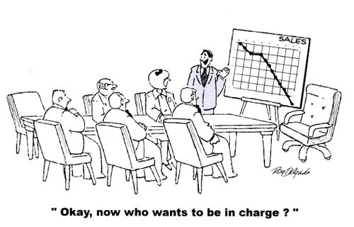 'Okay, now who wants to be in charge?'