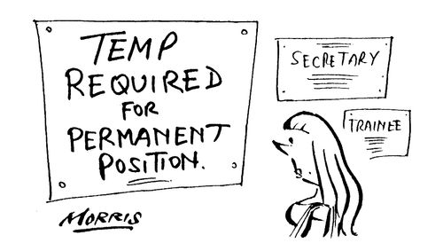 Temp Required for Permanent Position