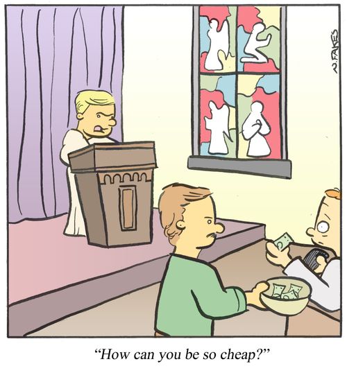 'How can you be so cheap?'