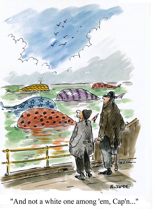 'And not a white one among 'em, Cap'n...'