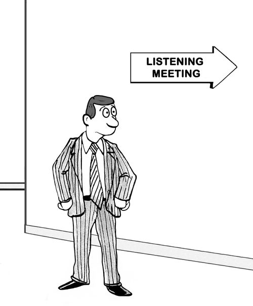 Listening meeting.