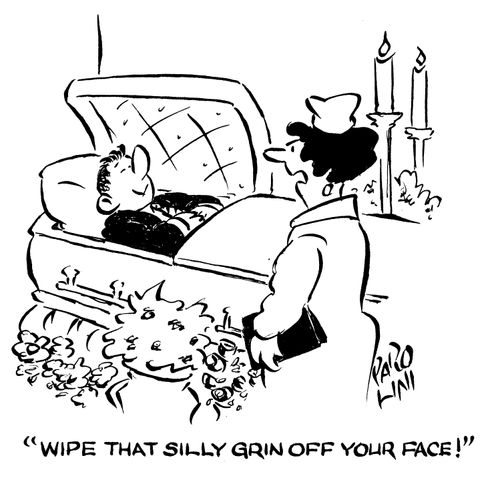 'Wipe that silly grin off your face!'